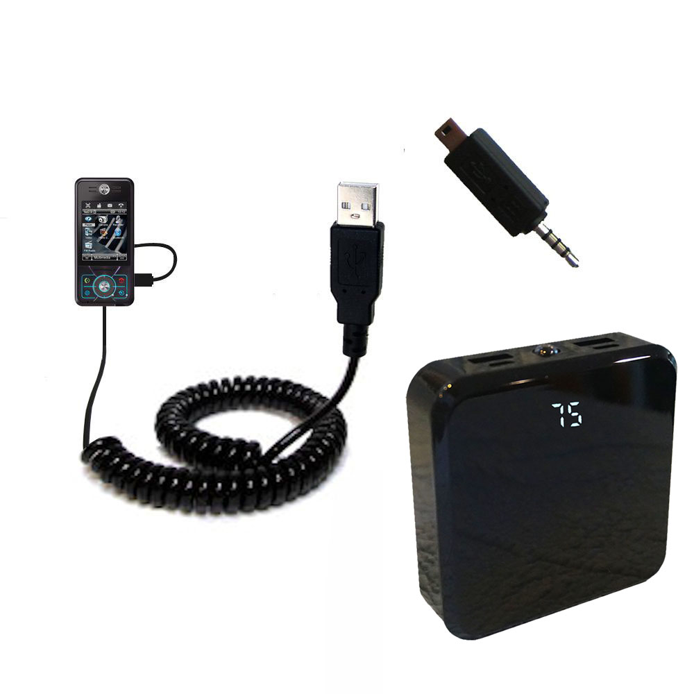 Rechargeable Pack Charger compatible with the Motorola ROKR E2 E6