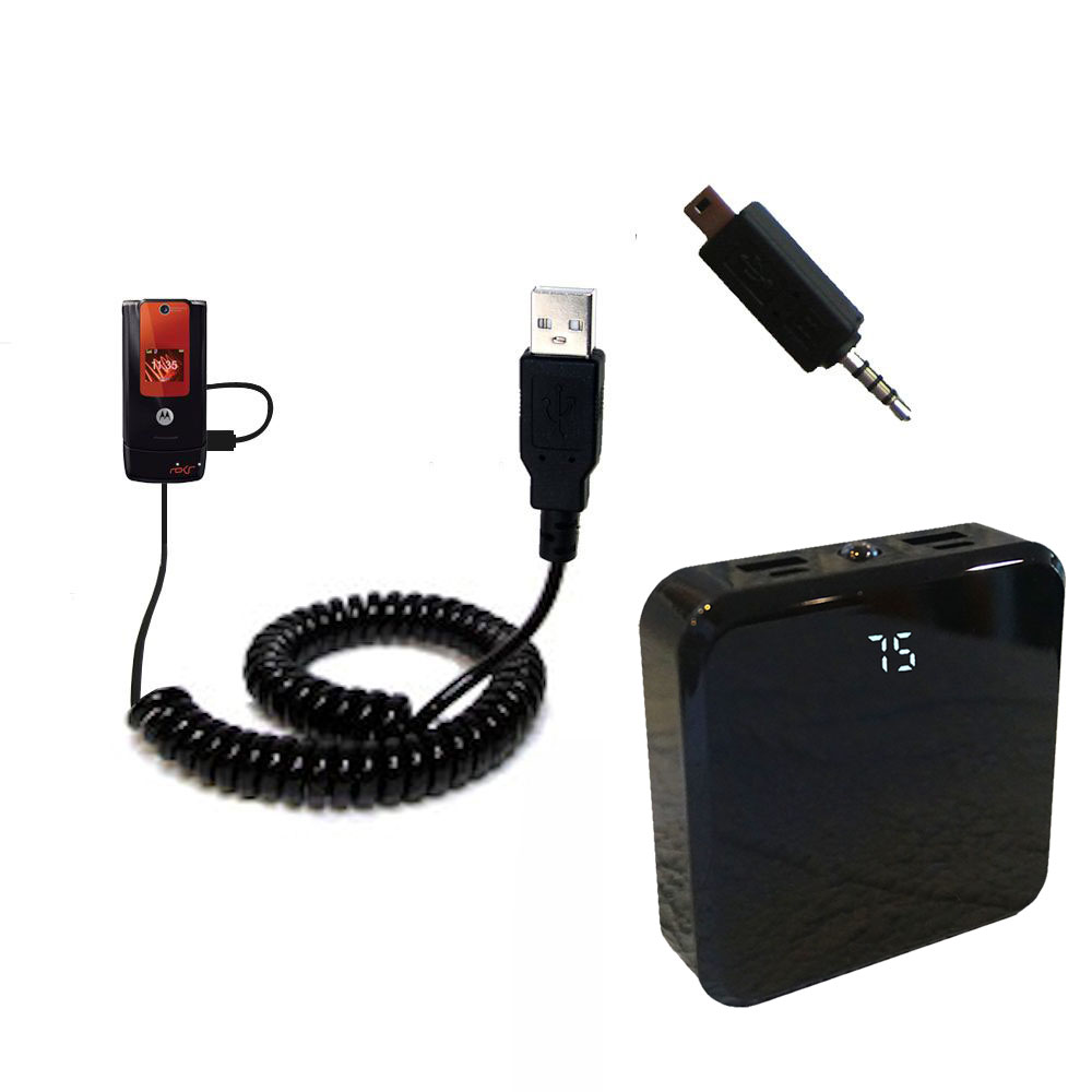 Rechargeable Pack Charger compatible with the Motorola ROKR W5