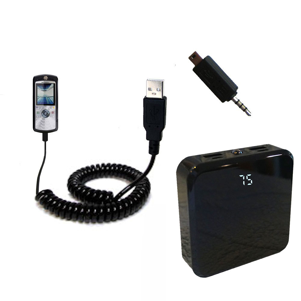 Rechargeable Pack Charger compatible with the Motorola SLVR L7C