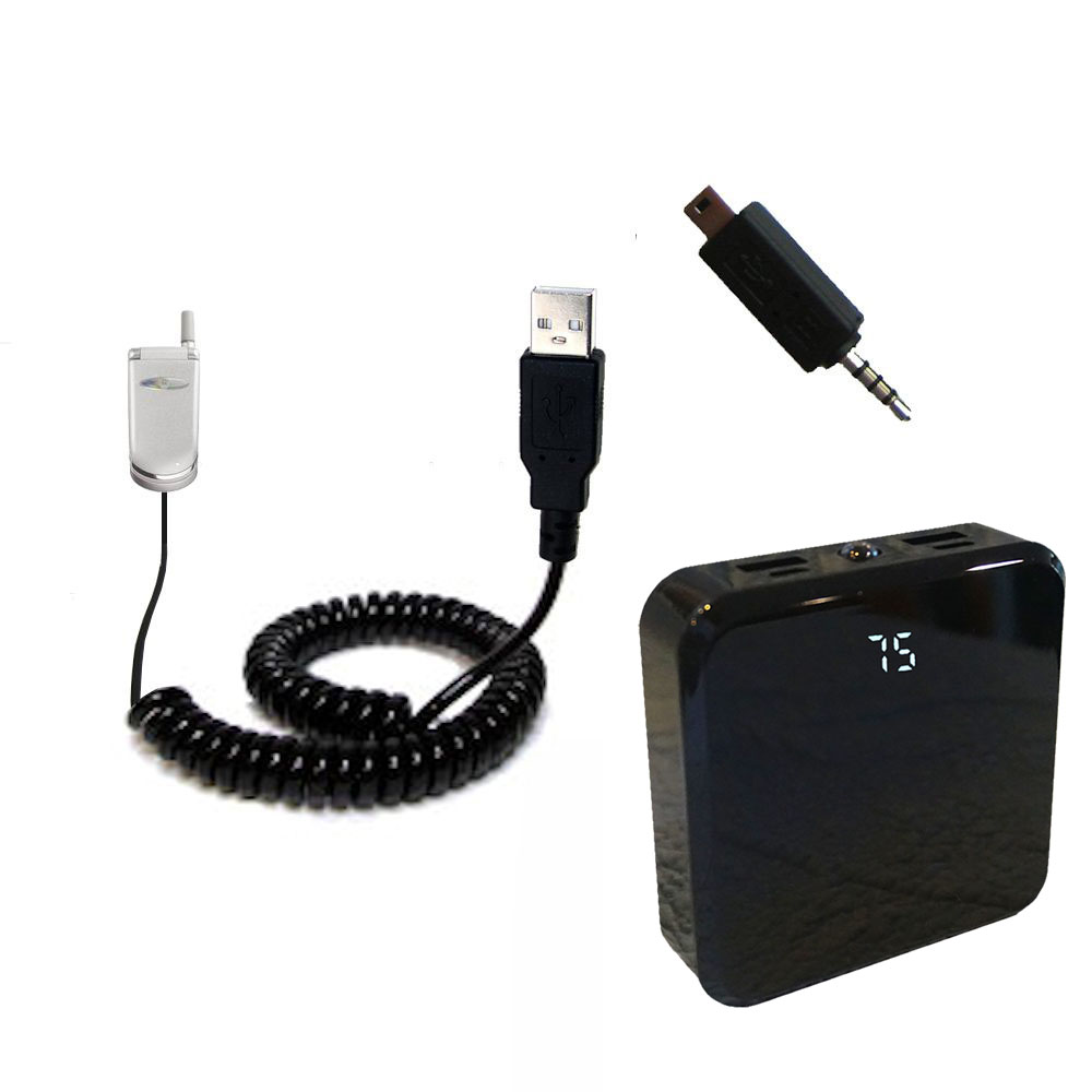 Gomadic High Capacity Rechargeable External Battery Pack suitable for the Motorola V150