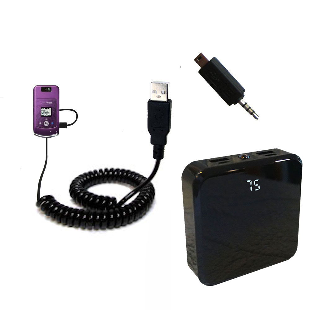 Rechargeable Pack Charger compatible with the Motorola W755