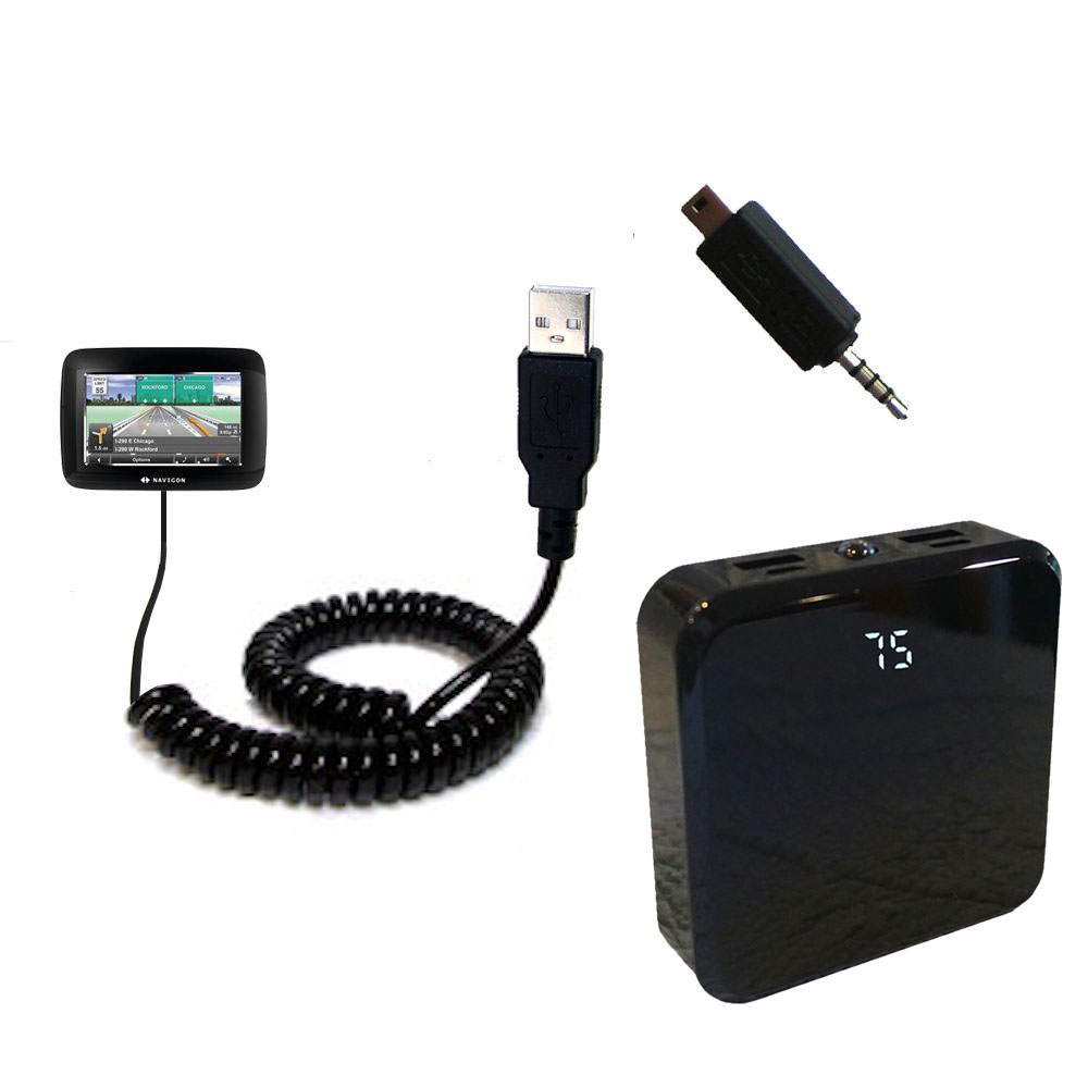 Rechargeable Pack Charger compatible with the Navigon 7100