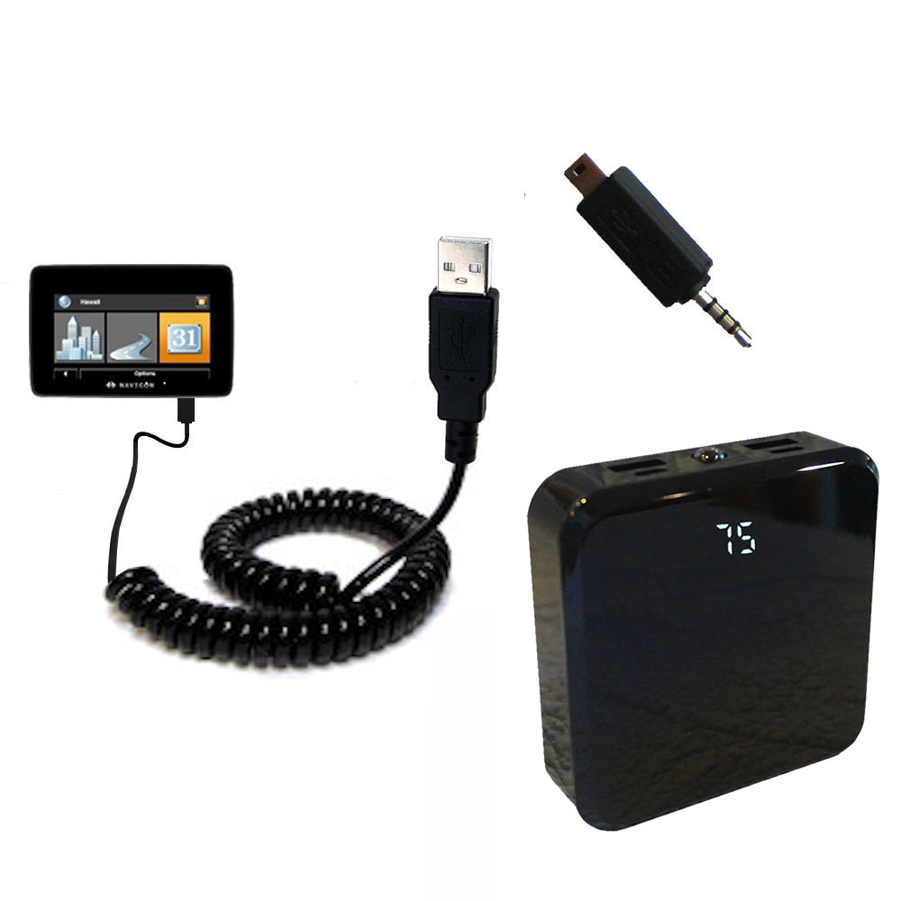 Rechargeable Pack Charger compatible with the Navigon 7200T
