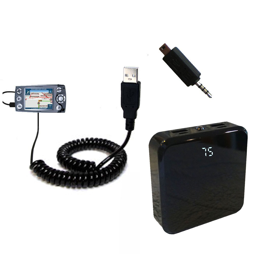 Rechargeable Pack Charger compatible with the Navman iCN 550