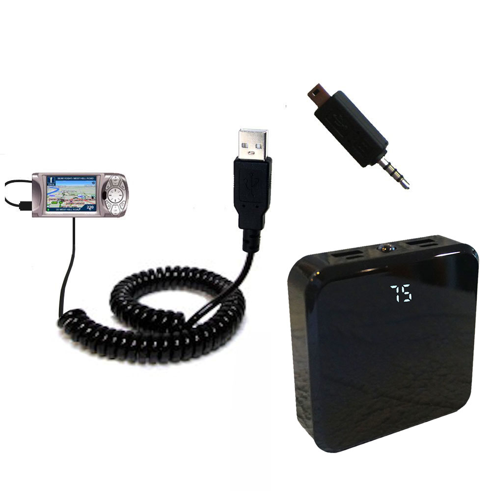 Rechargeable Pack Charger compatible with the Navman iCN 630