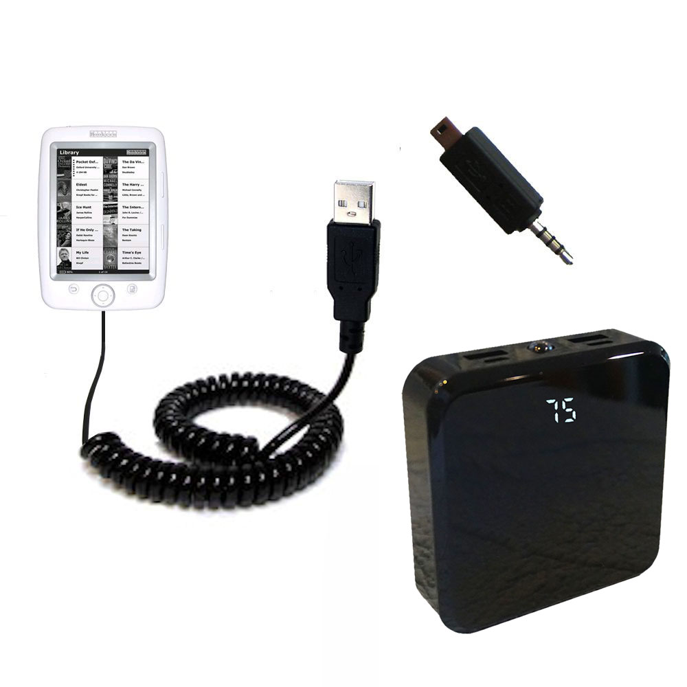 Rechargeable Pack Charger compatible with the Netronix Bookeen Cybook Odyssey