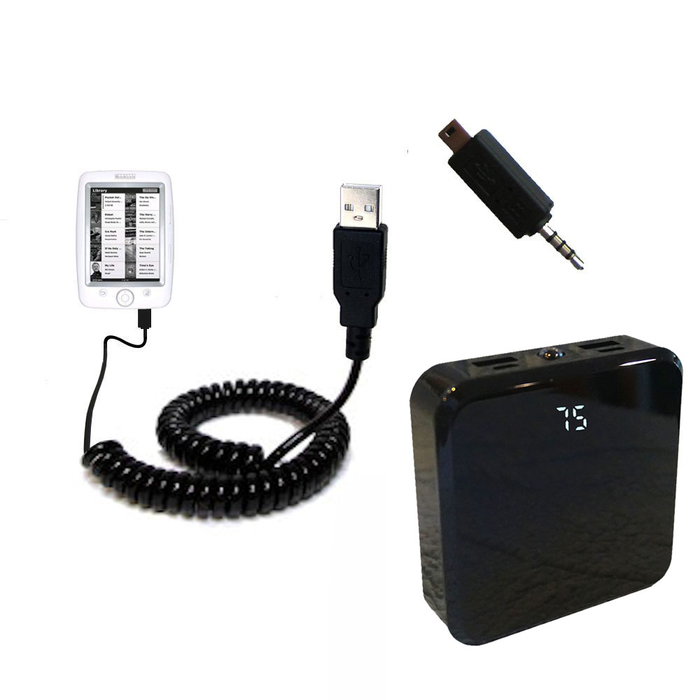 Rechargeable Pack Charger compatible with the Netronix Bookeen Cybook Opus