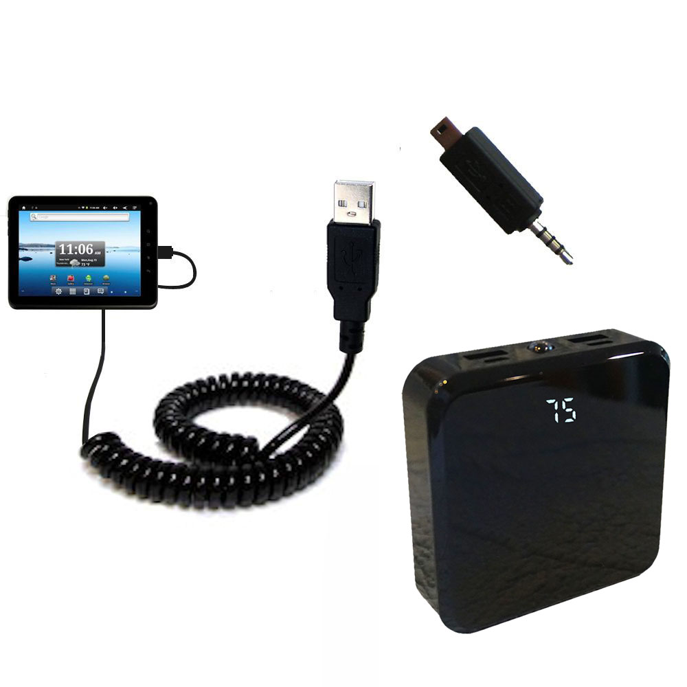 Rechargeable Pack Charger compatible with the Nextbook Premium8 Tablet
