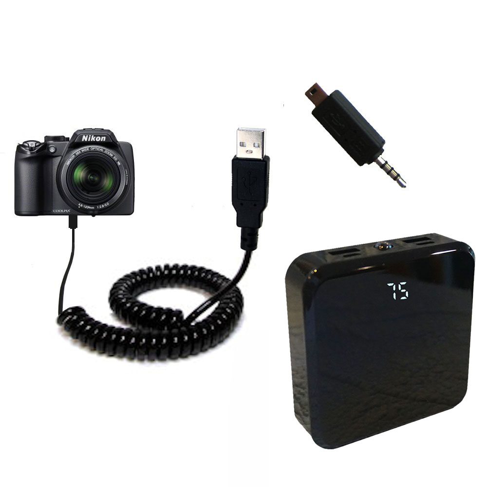 Rechargeable Pack Charger compatible with the Nikon Coolpix P100