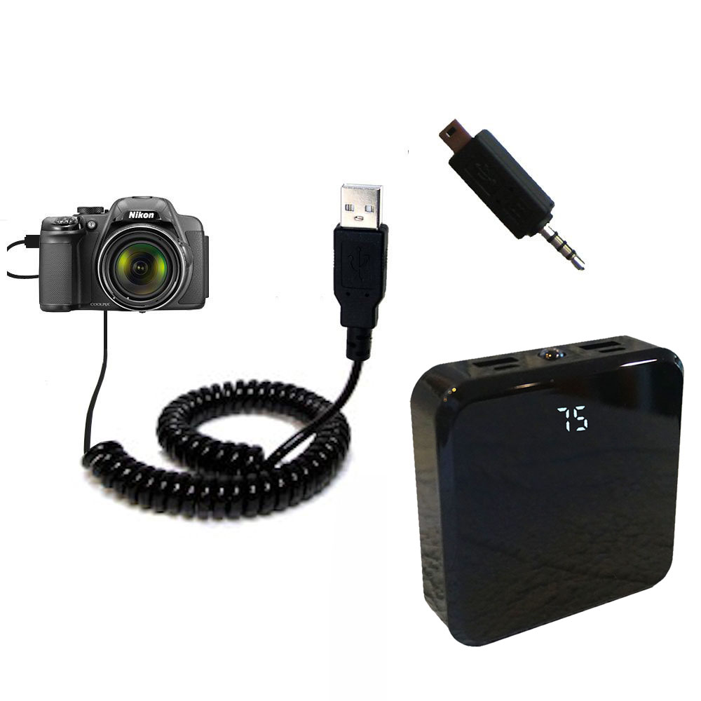 Rechargeable Pack Charger compatible with the Nikon Coolpix P510 / P520