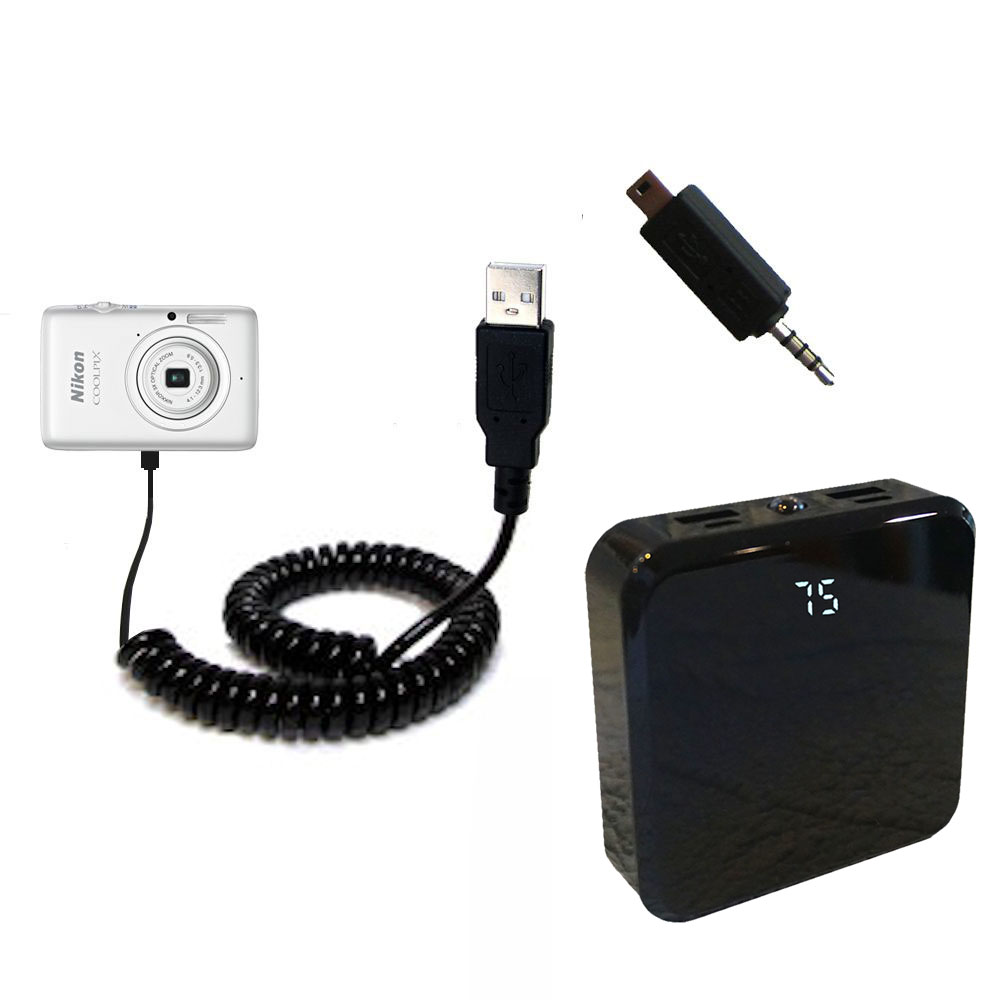 Rechargeable Pack Charger compatible with the Nikon Coolpix S02