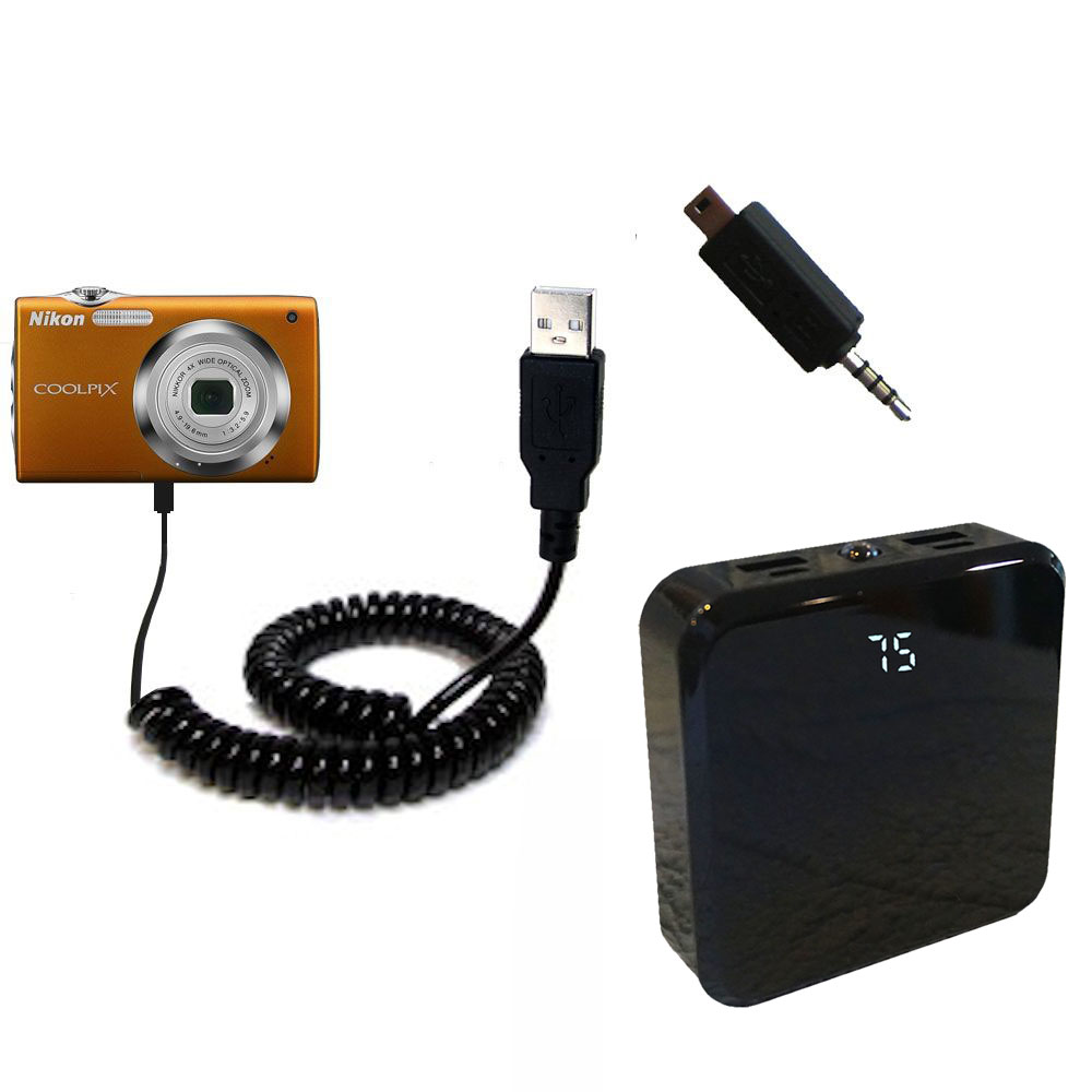 Rechargeable Pack Charger compatible with the Nikon Coolpix S3000