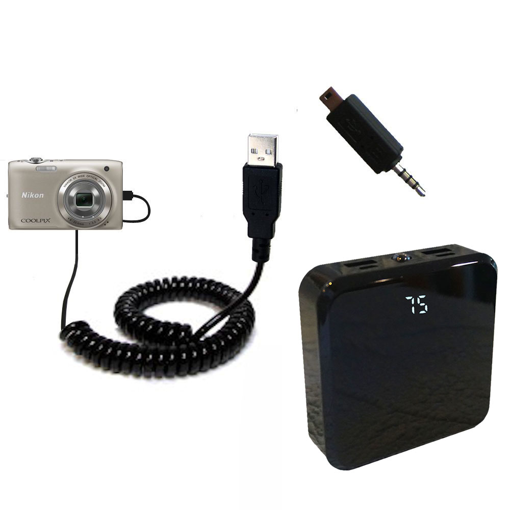 Rechargeable Pack Charger compatible with the Nikon Coolpix S3100