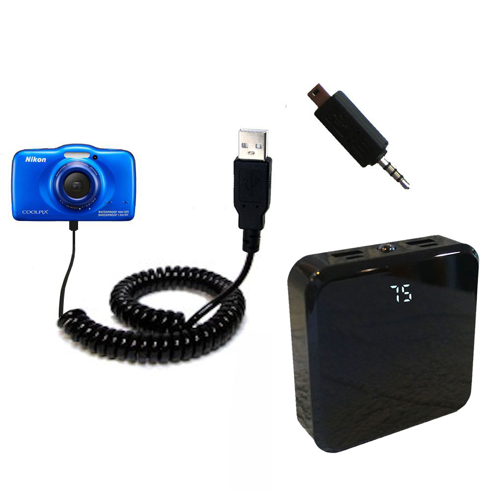 Rechargeable Pack Charger compatible with the Nikon Coolpix S32