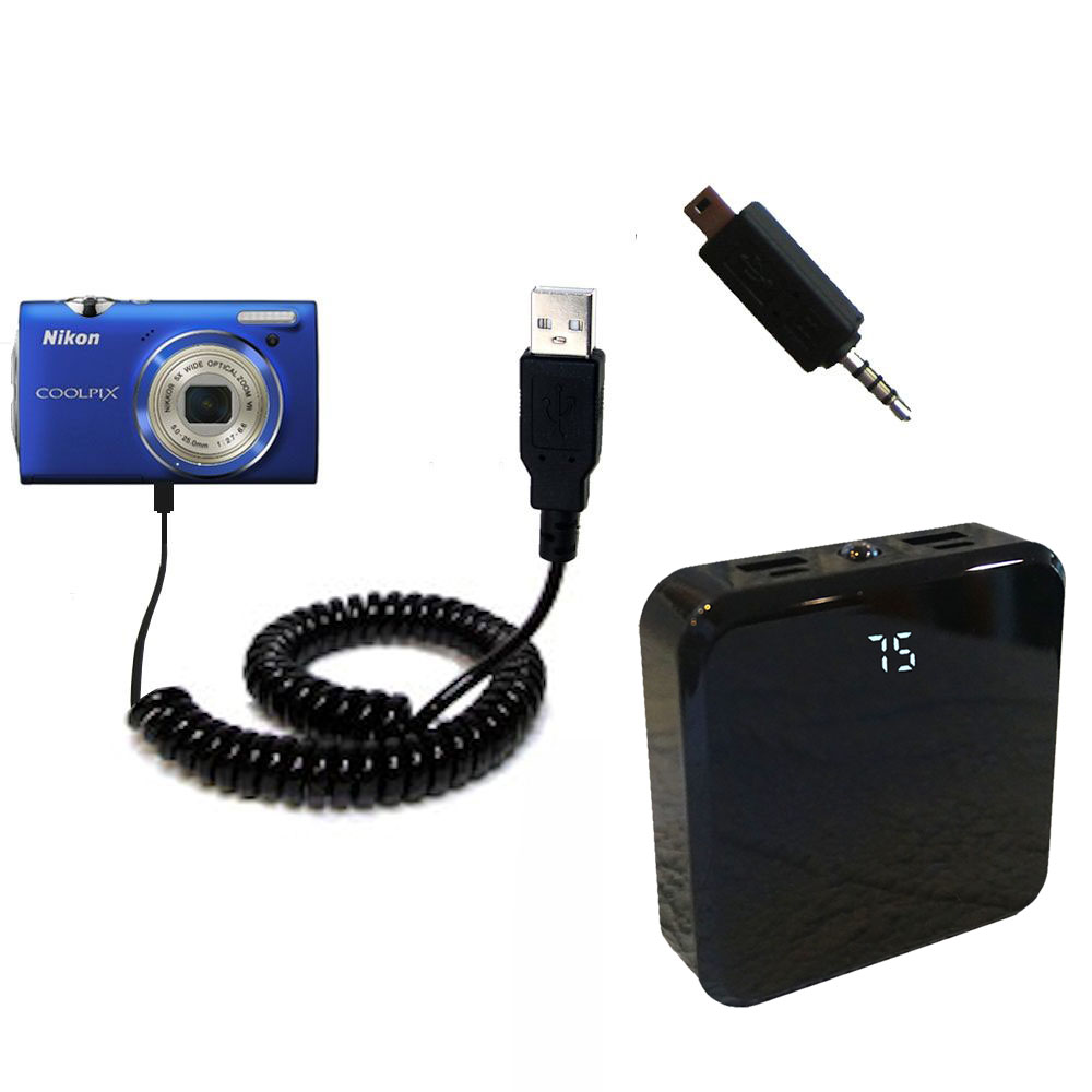 Rechargeable Pack Charger compatible with the Nikon Coolpix S5100