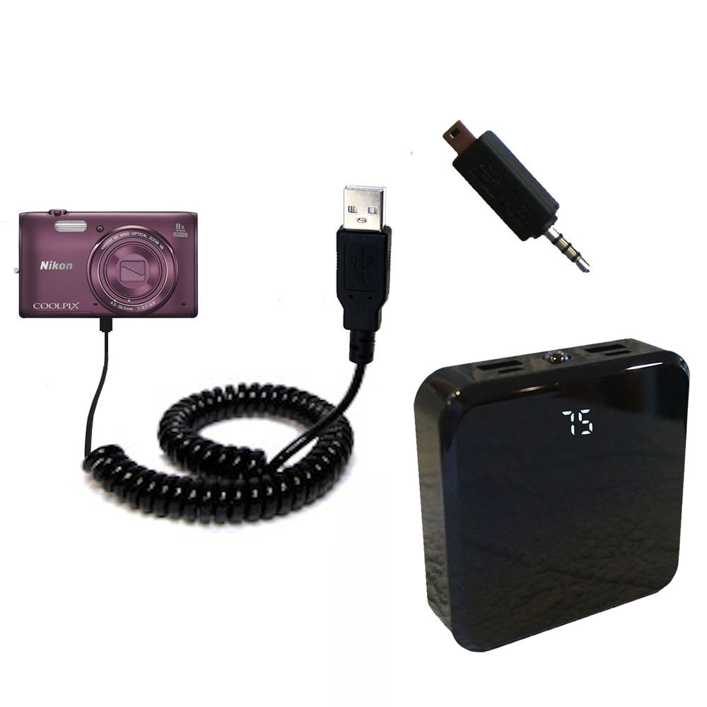 Rechargeable Pack Charger compatible with the Nikon Coolpix S5300