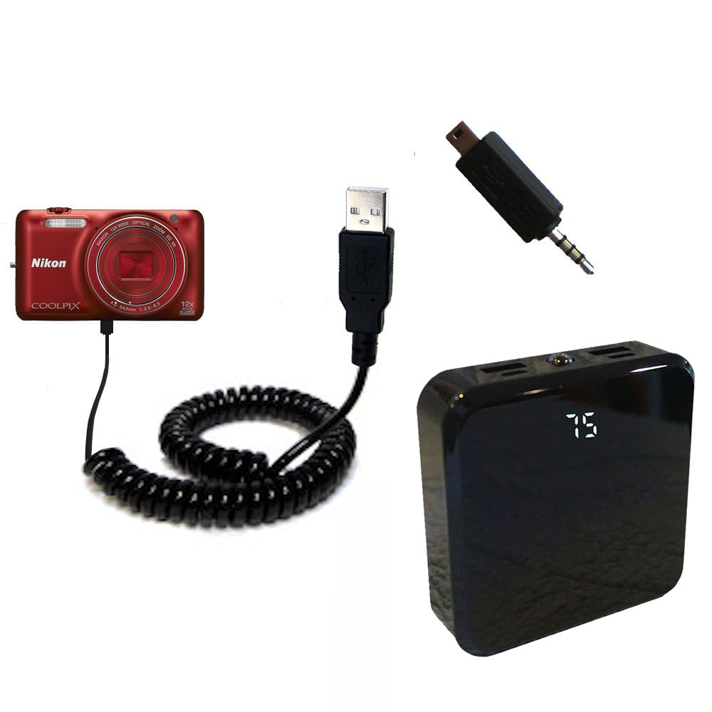 Rechargeable Pack Charger compatible with the Nikon Coolpix S6600