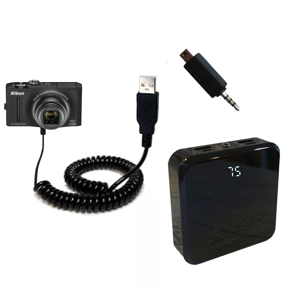 Rechargeable Pack Charger compatible with the Nikon Coolpix S8100