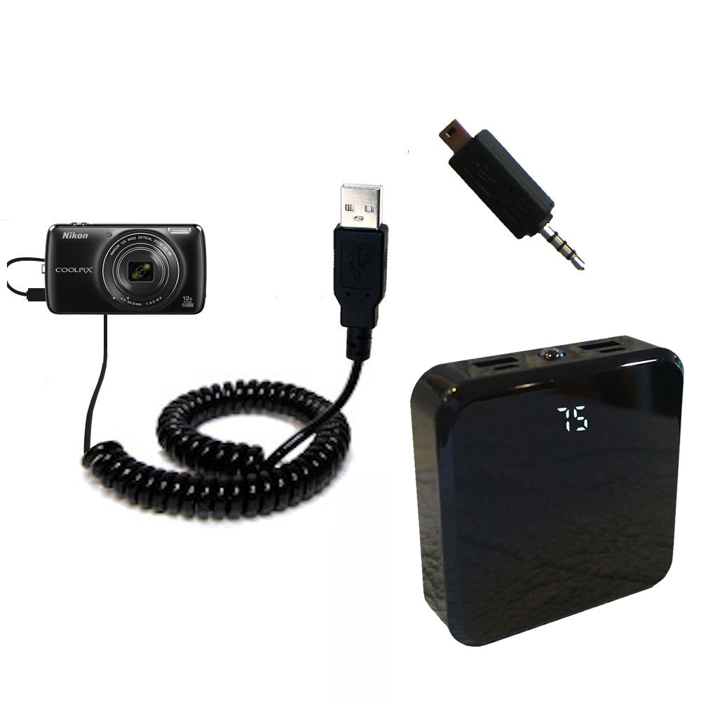 Rechargeable Pack Charger compatible with the Nikon Coolpix S810c