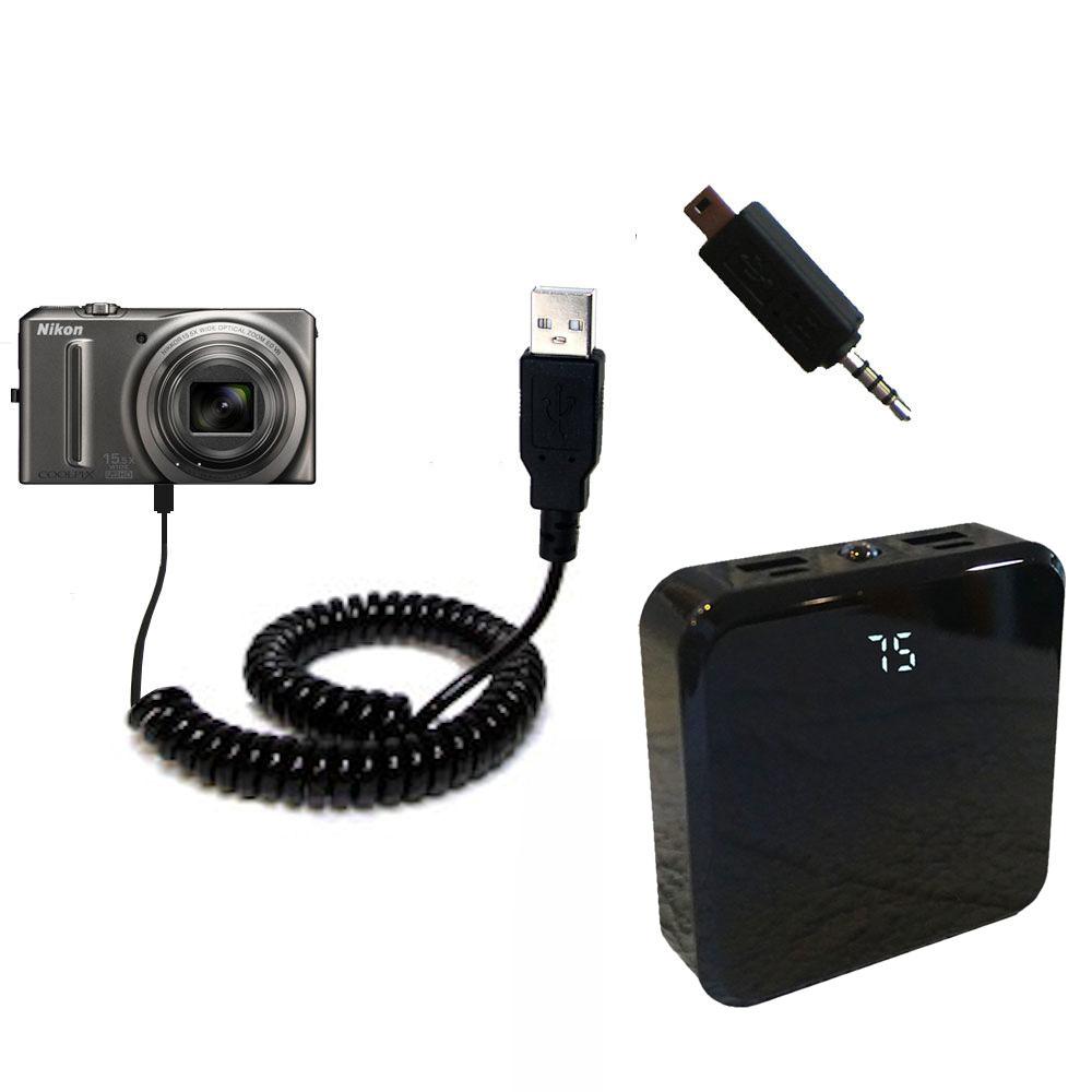 Rechargeable Pack Charger compatible with the Nikon Coolpix S9050
