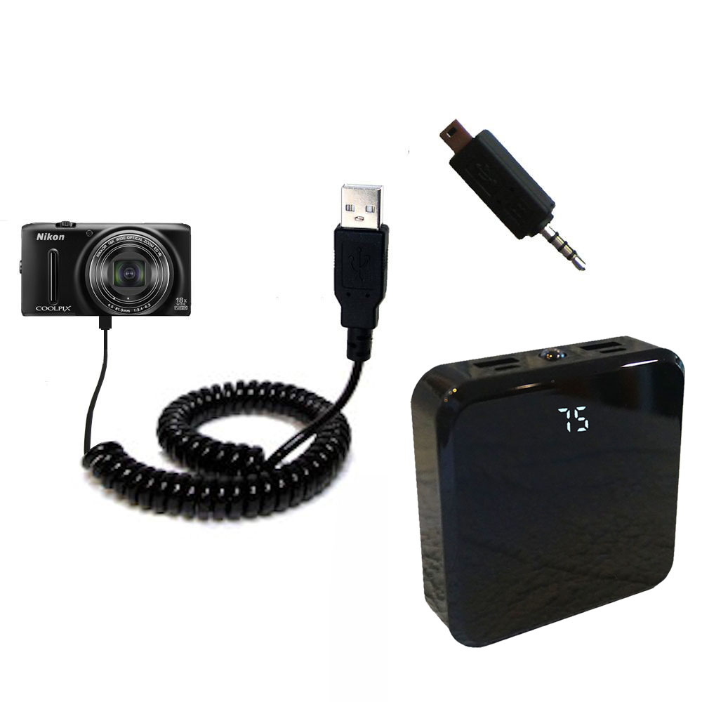 Rechargeable Pack Charger compatible with the Nikon Coolpix S9400
