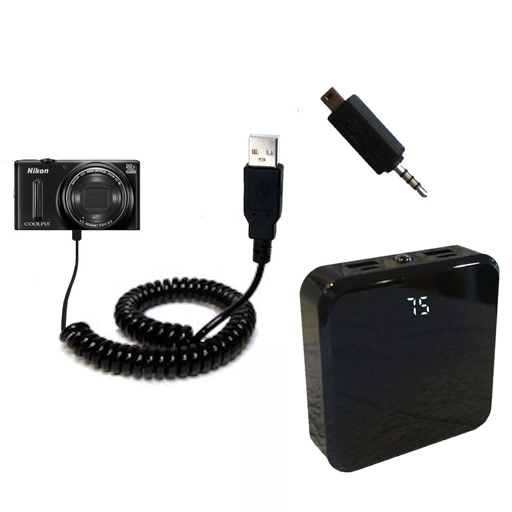 Rechargeable Pack Charger compatible with the Nikon Coolpix S9600