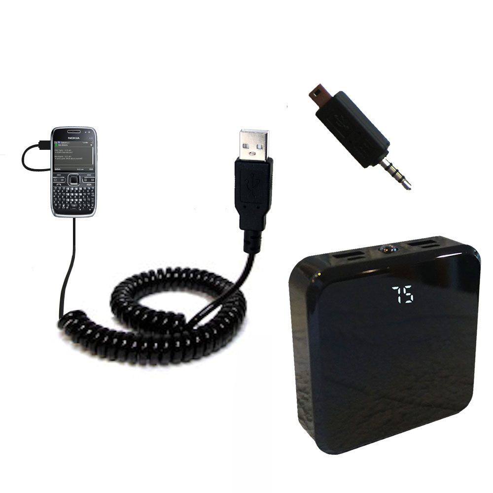 Rechargeable Pack Charger compatible with the Nokia E72