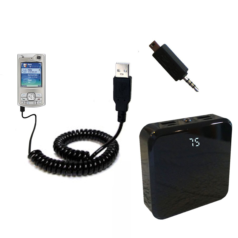 Rechargeable Pack Charger compatible with the Nokia E80 E81