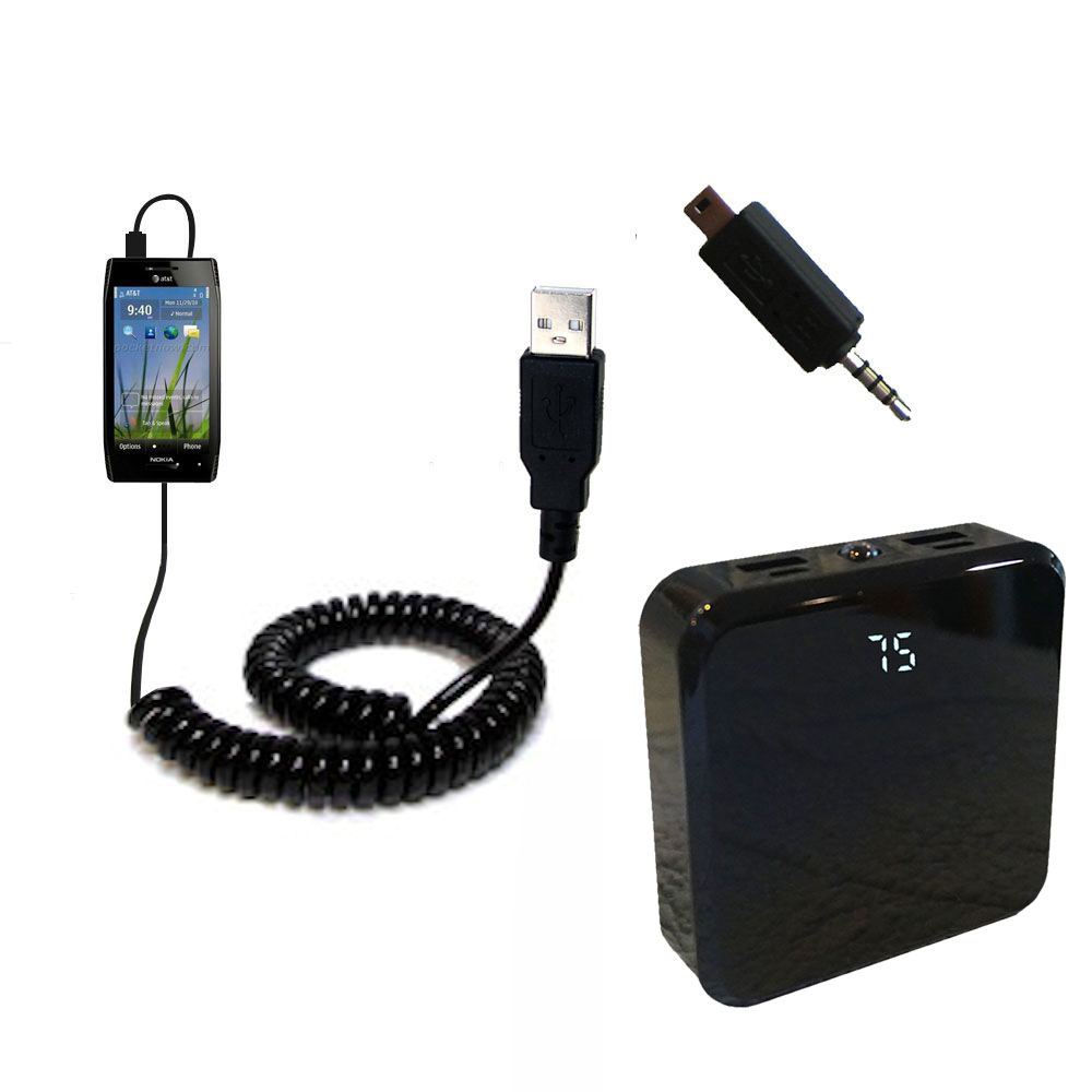 Rechargeable Pack Charger compatible with the Nokia X7