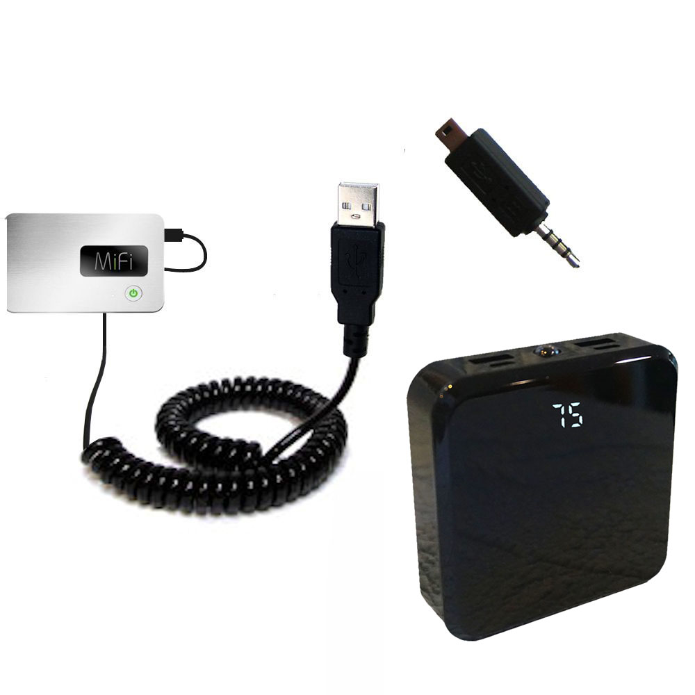 Rechargeable Pack Charger compatible with the Novatel Mifi 2