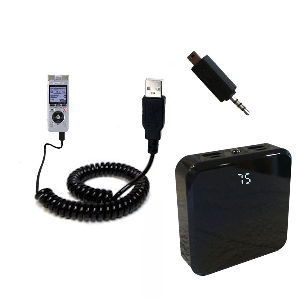 Rechargeable Pack Charger compatible with the Olympus DM-620