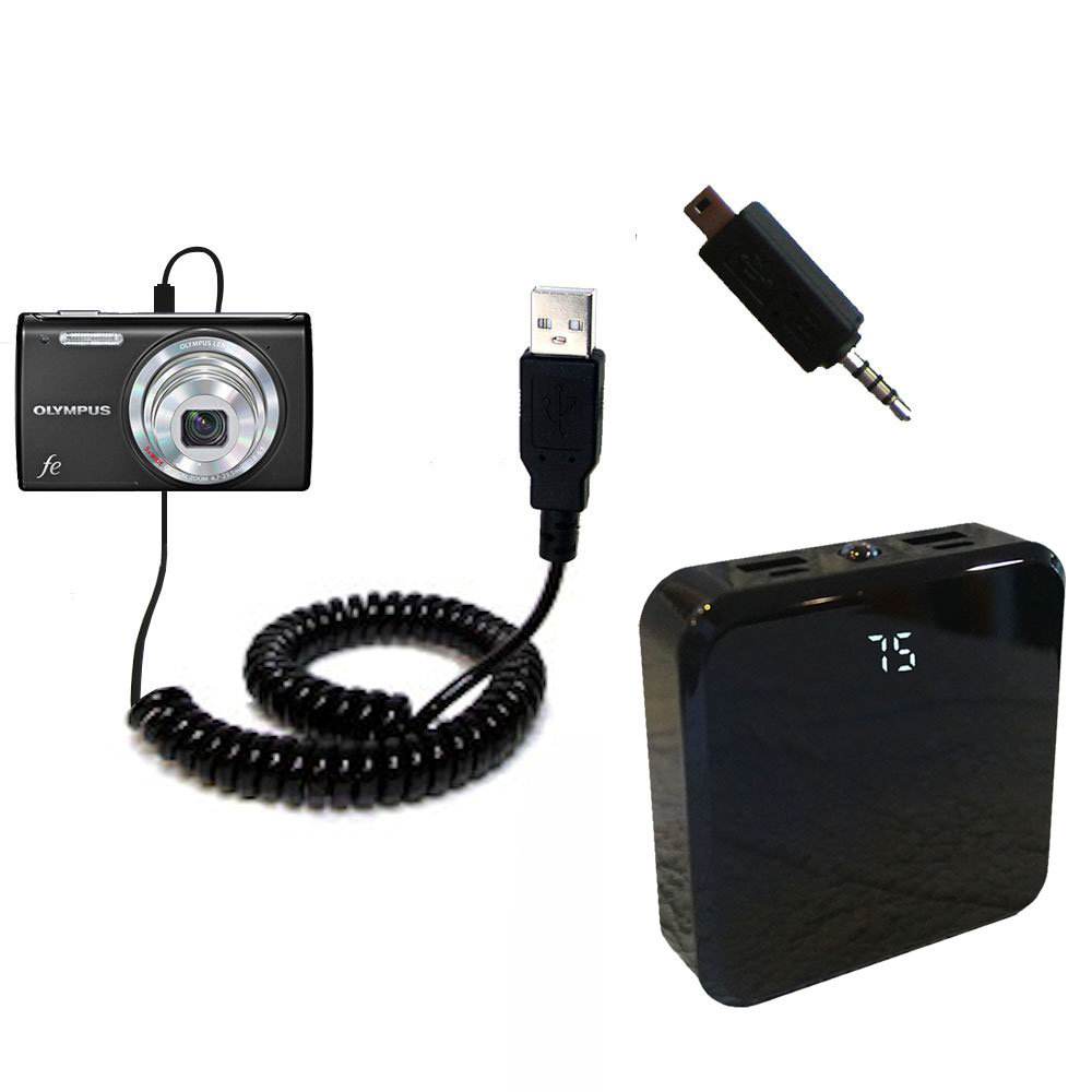 Rechargeable Pack Charger compatible with the Olympus FE-5050