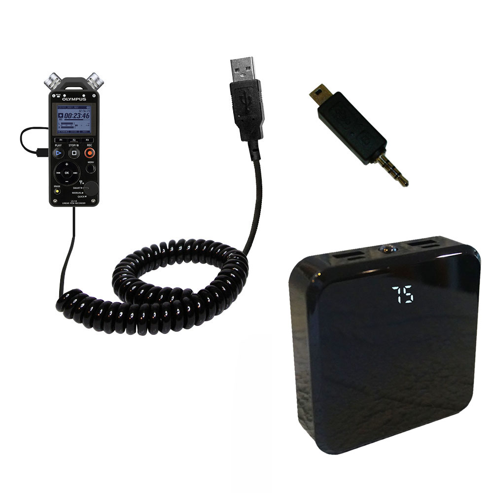 Rechargeable Pack Charger compatible with the Olympus LS-14 / LS-12 (External Power Supply)