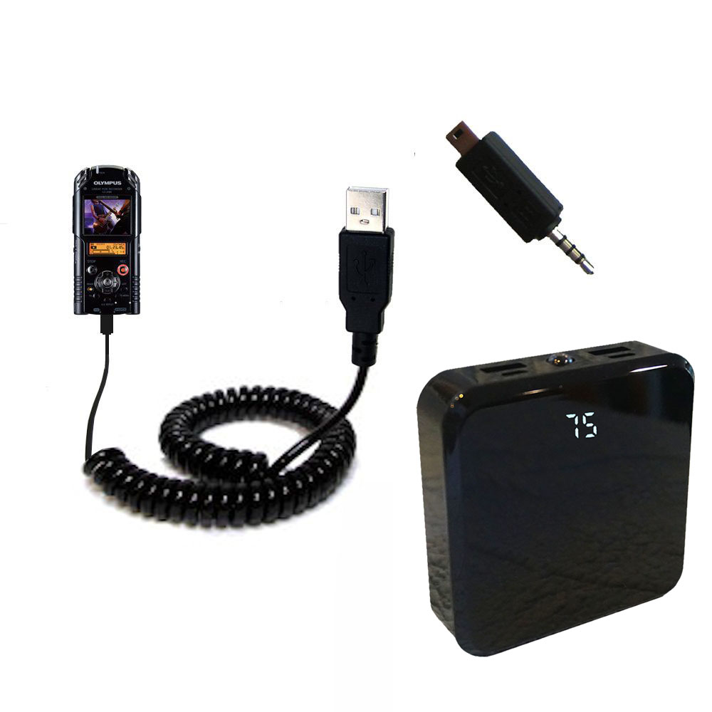 Rechargeable Pack Charger compatible with the Olympus LS-20M