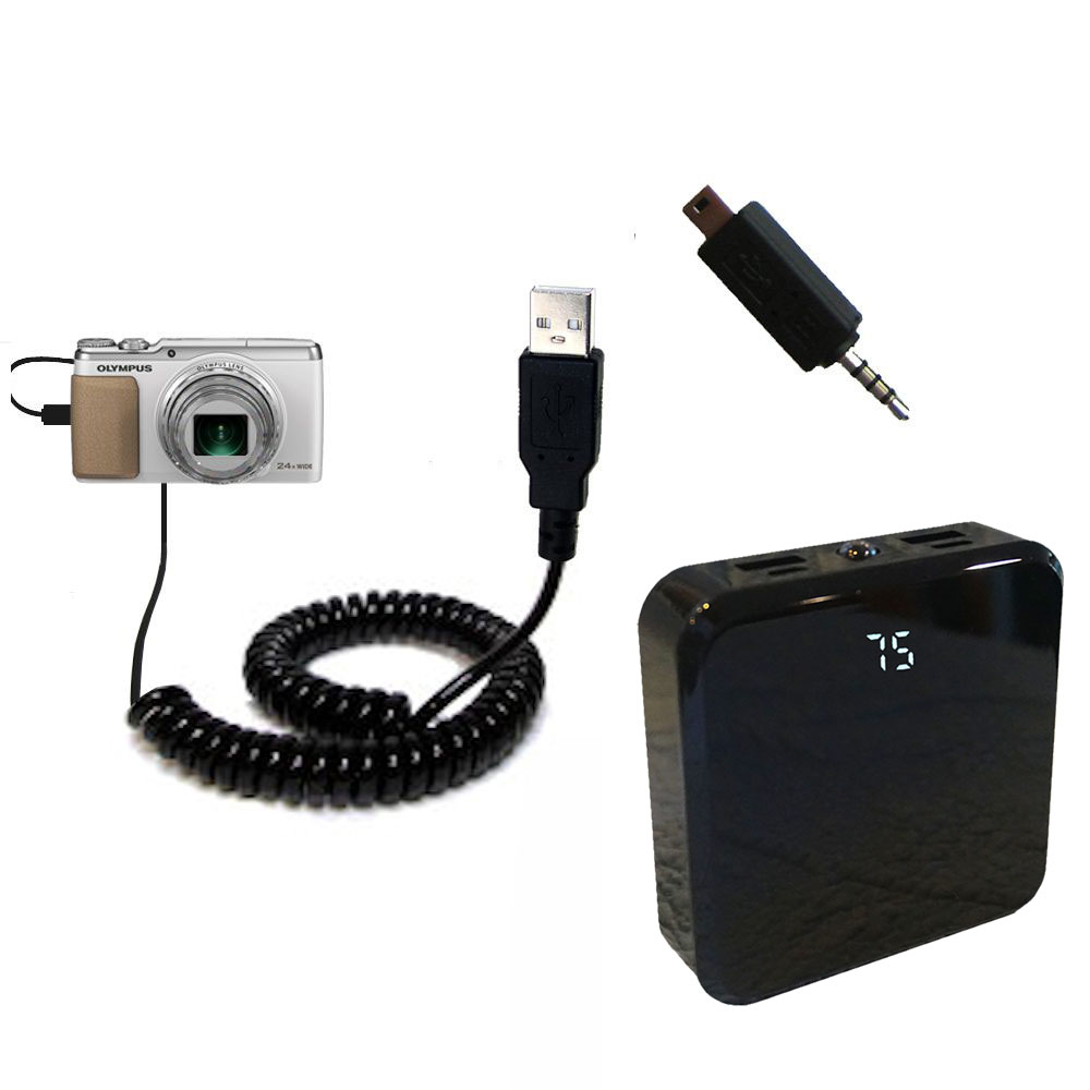 Rechargeable Pack Charger compatible with the Olympus SH-50 iHS