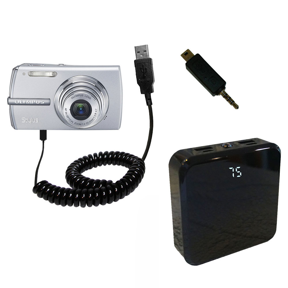 Rechargeable Pack Charger compatible with the Olympus Stylus 1200