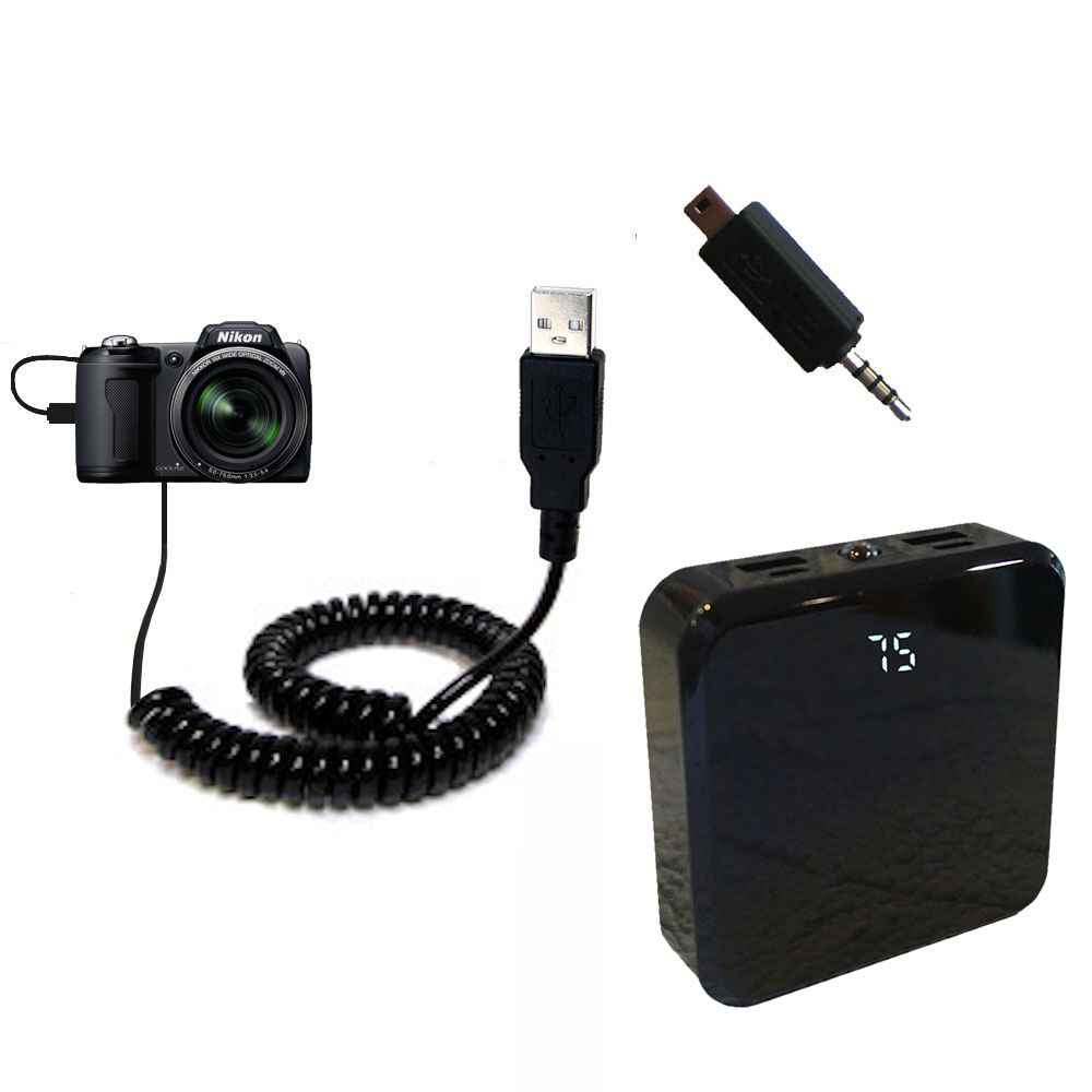 Rechargeable Pack Charger compatible with the Olympus SZ-11