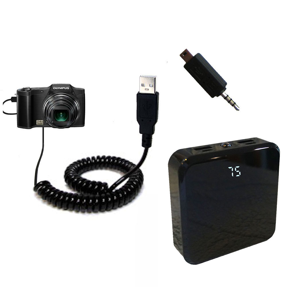 Rechargeable Pack Charger compatible with the Olympus SZ-14