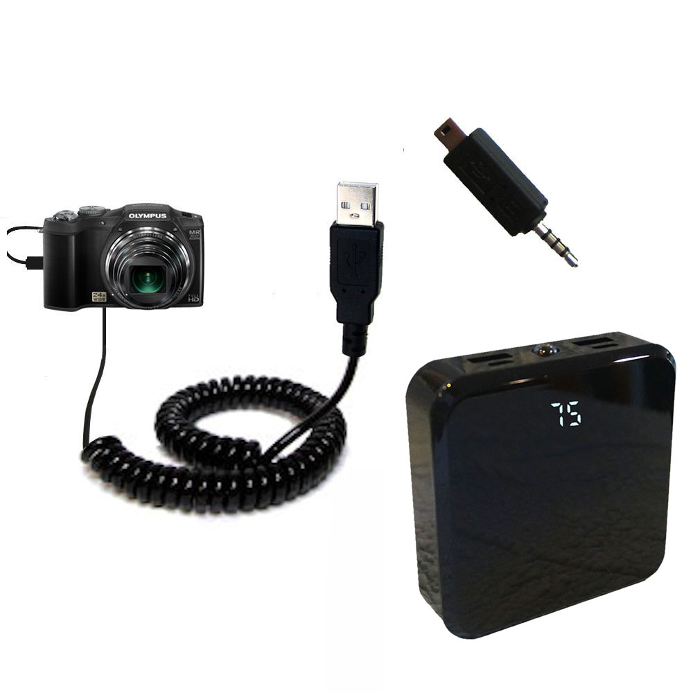 Rechargeable Pack Charger compatible with the Olympus SZ-31 MR iHS