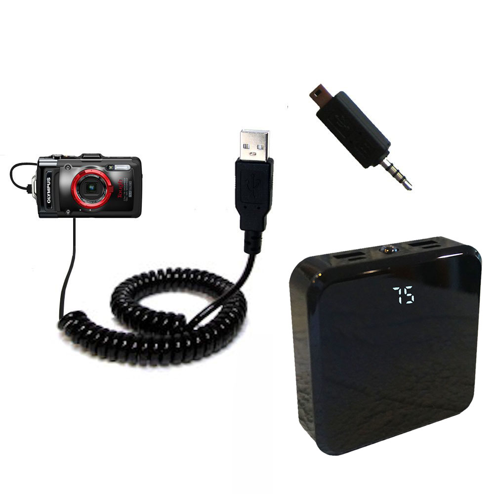 Rechargeable Pack Charger compatible with the Olympus Tough TG-2 iHS