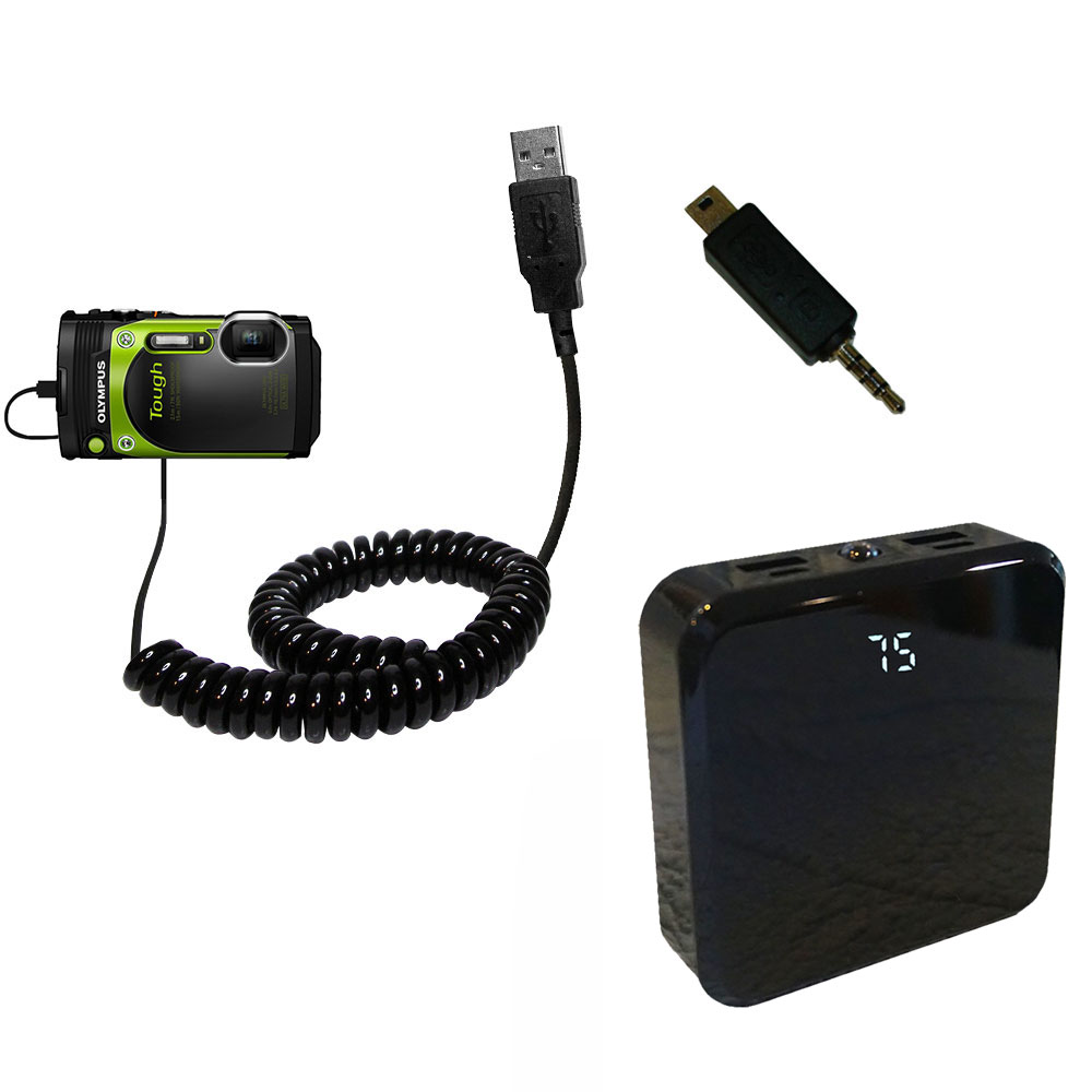 Rechargeable Pack Charger compatible with the Olympus Tough TG-870