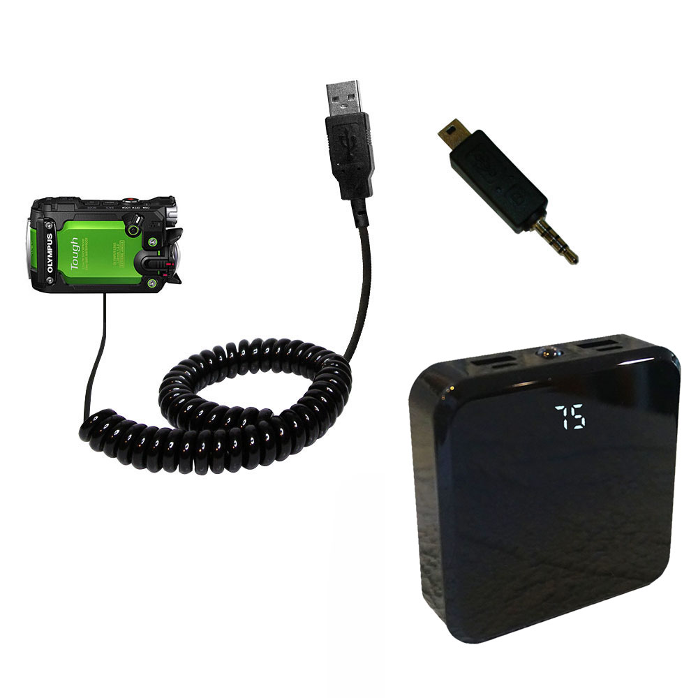 Rechargeable Pack Charger compatible with the Olympus Tough TG-Tracker