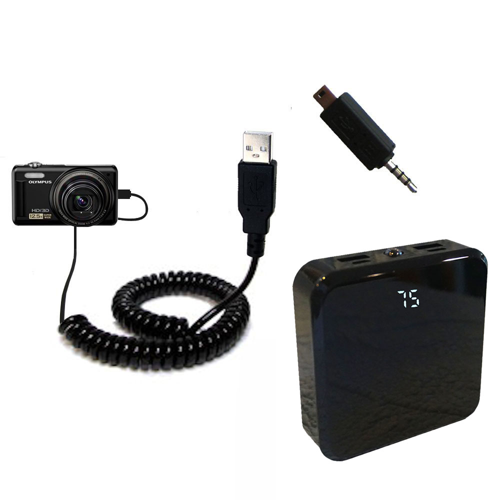 Rechargeable Pack Charger compatible with the Olympus VR-320