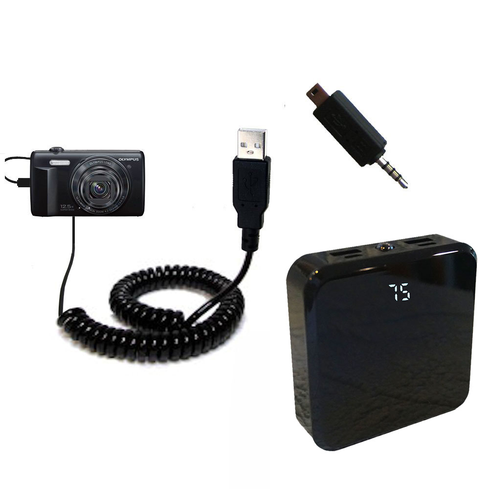 Rechargeable Pack Charger compatible with the Olympus VR-370