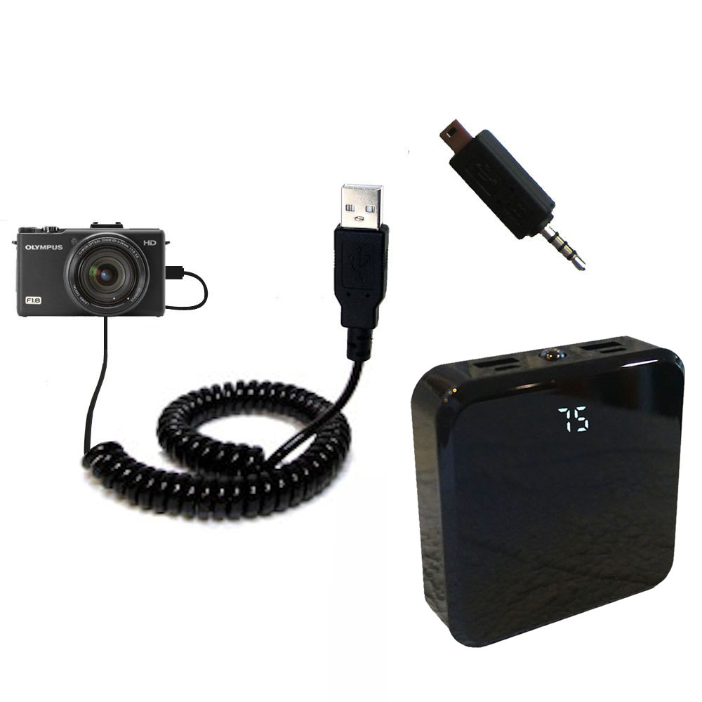Rechargeable Pack Charger compatible with the Olympus XZ-1