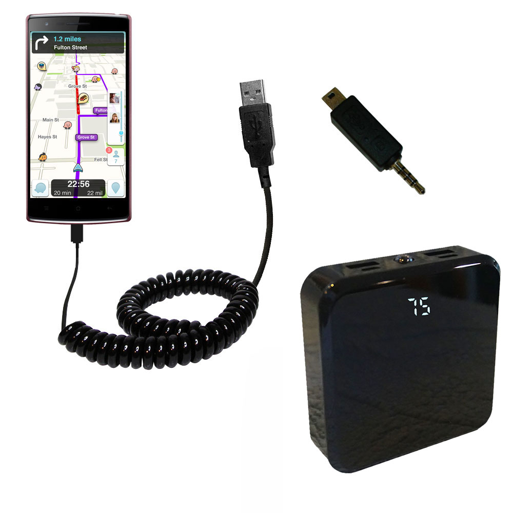 Rechargeable Pack Charger compatible with the ZTE Grand X / X Max+