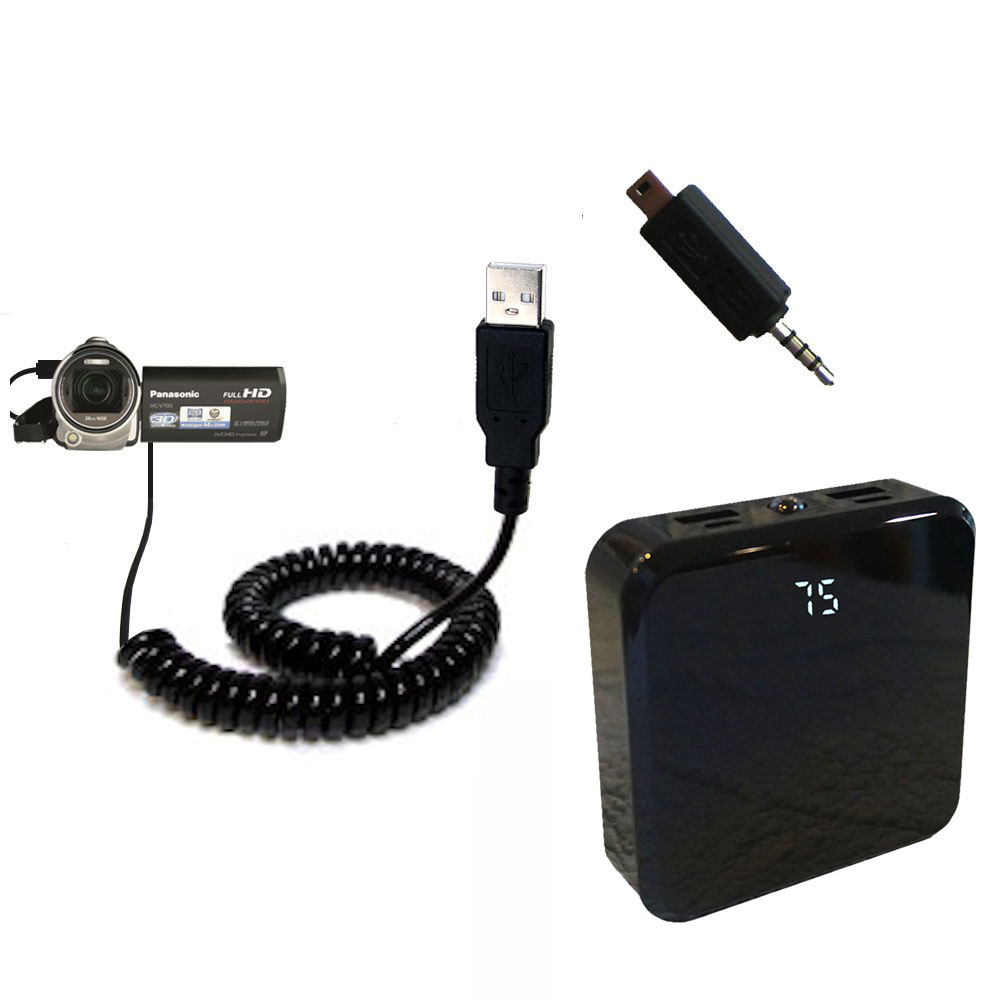 Rechargeable Pack Charger compatible with the Panasonic HC-V700