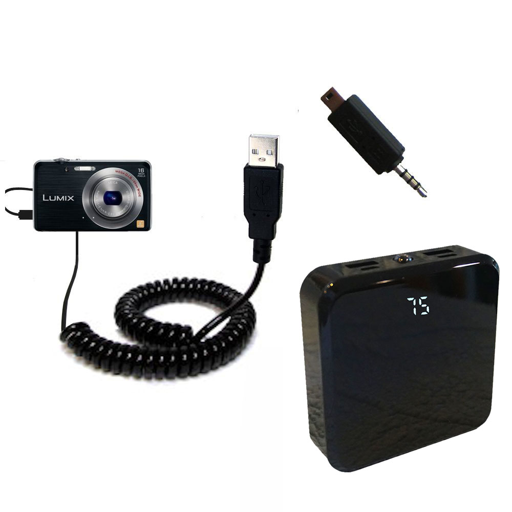 Rechargeable Pack Charger compatible with the Panasonic Lumix DMC-SZ1A