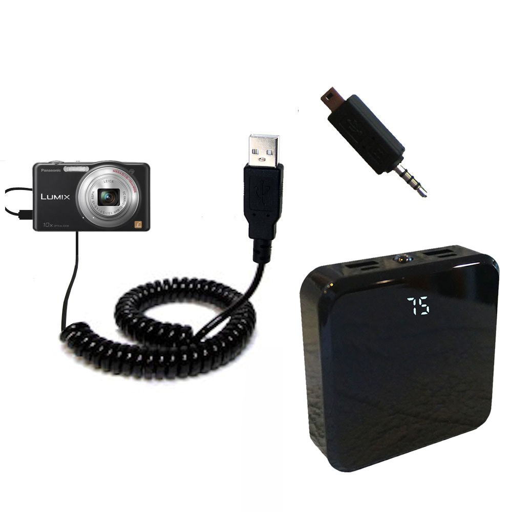 Rechargeable Pack Charger compatible with the Panasonic Lumix DMC-SZ1K