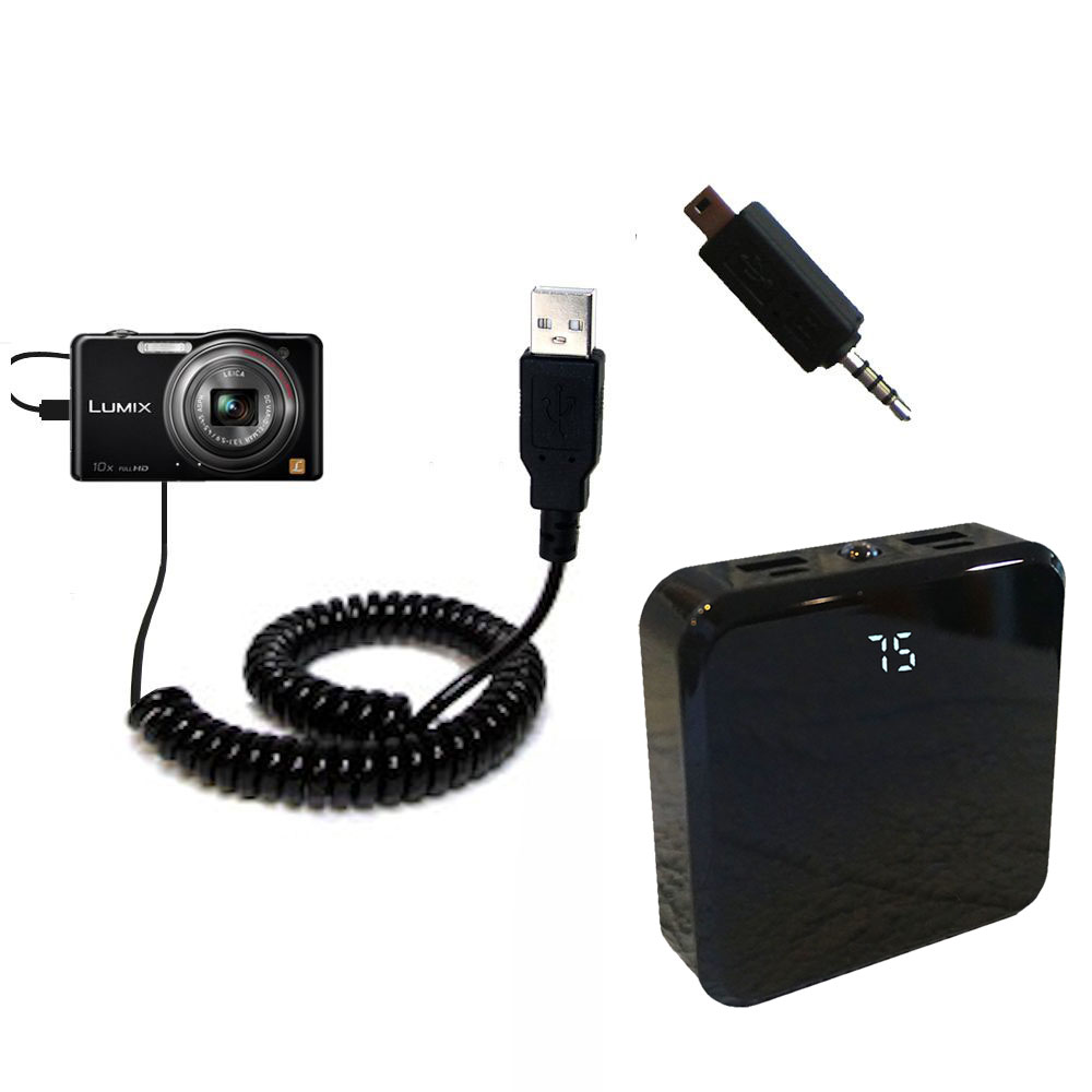 Rechargeable Pack Charger compatible with the Panasonic Lumix DMC-SZ7K